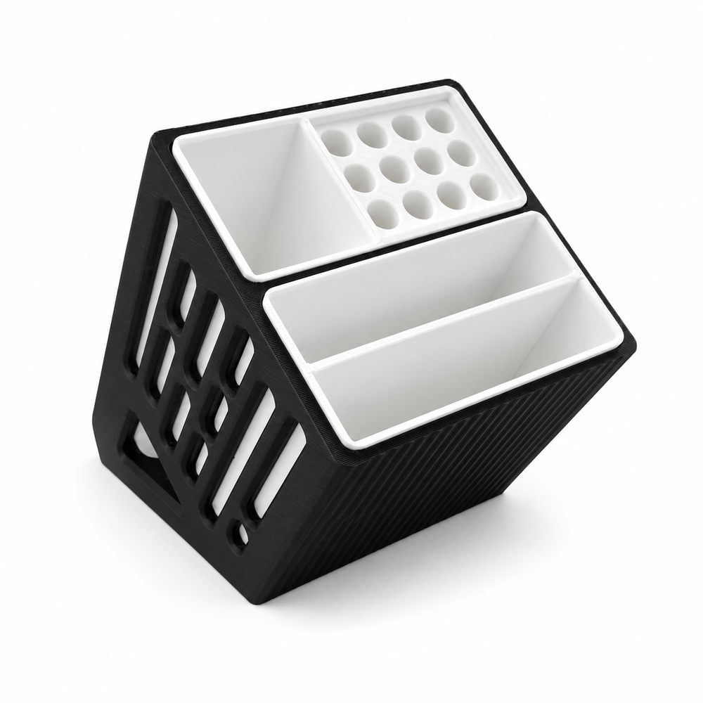 CABU STEEL Starter Set – modularer Schreibtisch-Organizer mit zwei Modulen